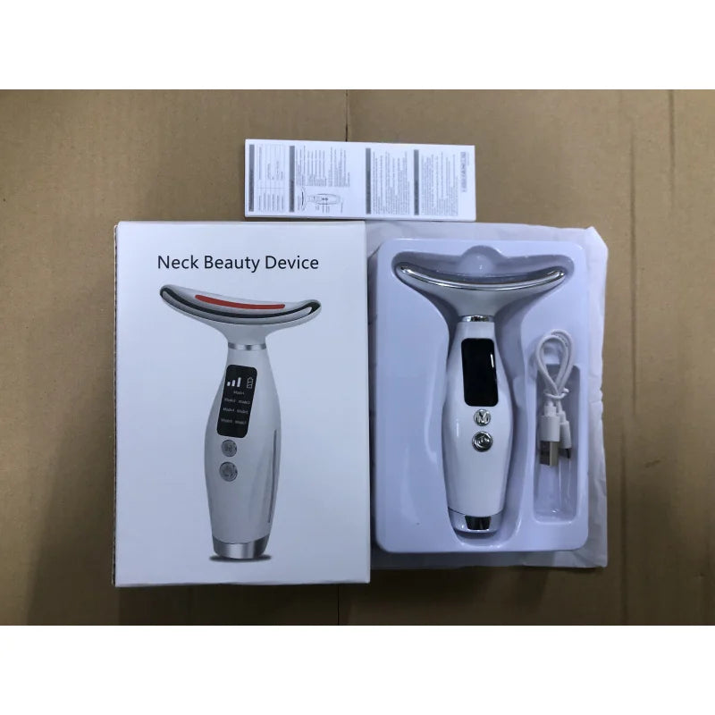  7-Color LED Neck & Face Lifting Massager
