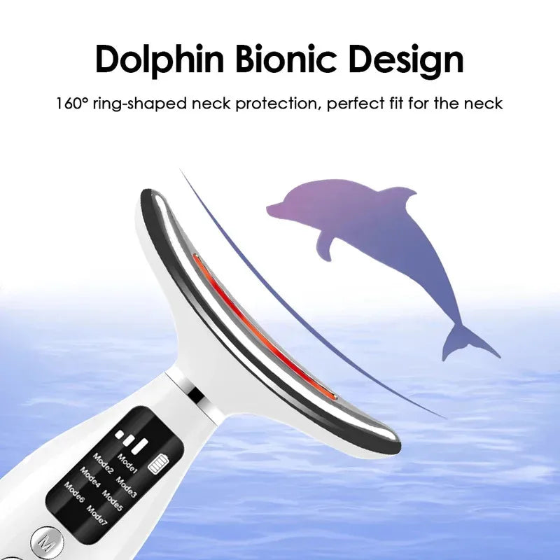  7-Color LED Neck & Face Lifting Massager