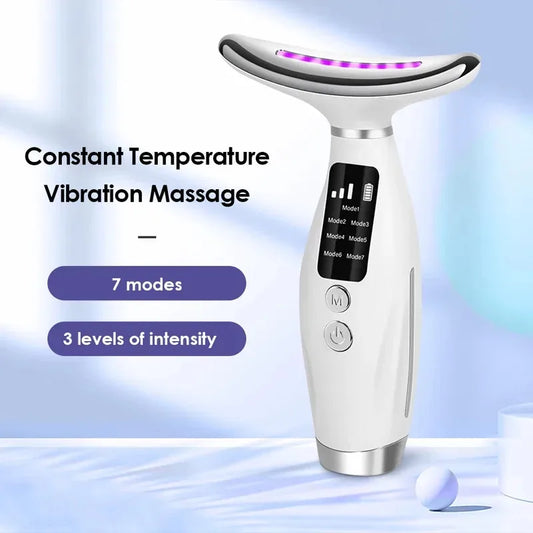  7-Color LED Neck & Face Lifting Massager
