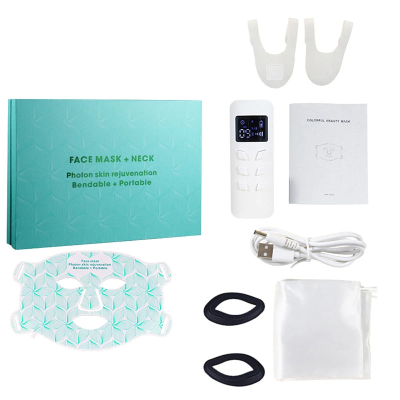 8-Color Portable LED & NIR Therapy Mask