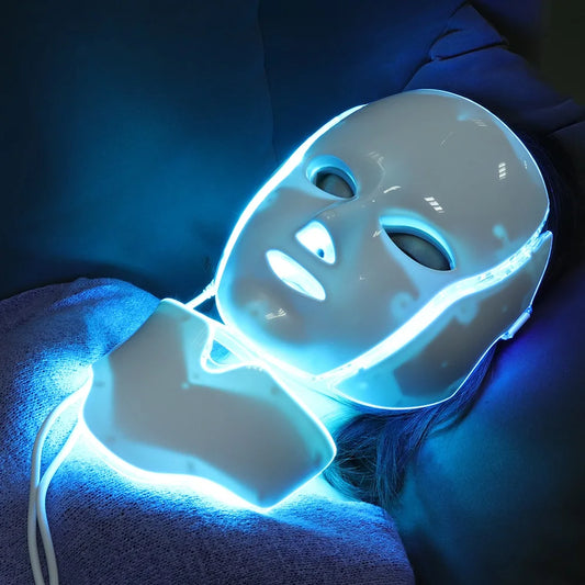 7-Color LED Anti-Aging Facial & Neck Mask